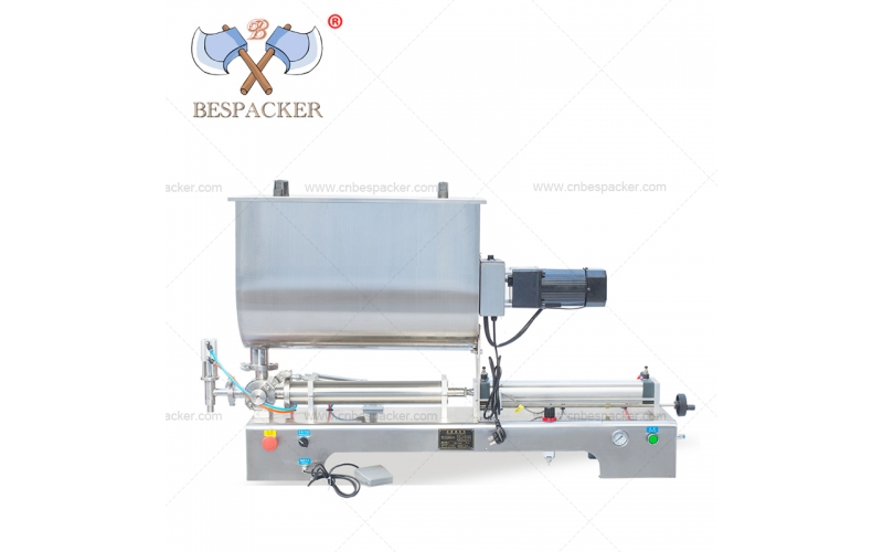 Bespacker G1WTD-1000W Hot pot sauce filler with mixer