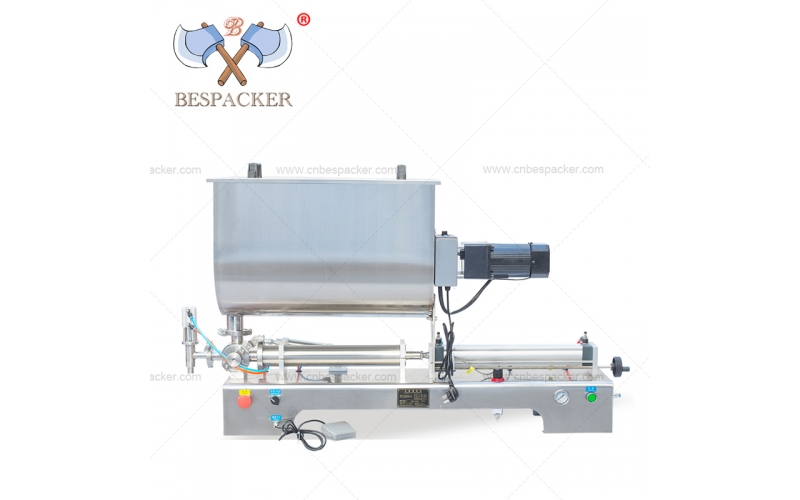 G1WTD-1000W Horizontal cream filling machine with mixer