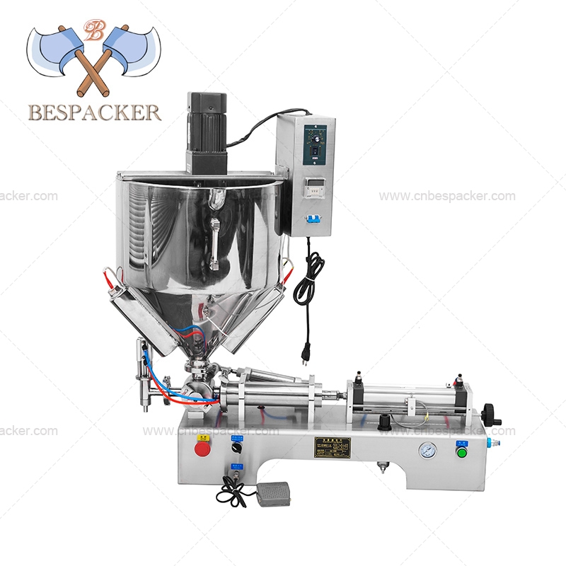 G1WTD-HM ketchup paste filling machine with heating and mixing