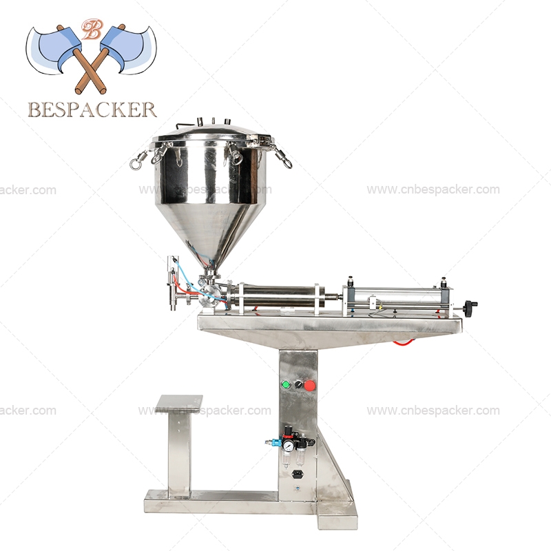 Halbautomatische Bodenmarmeladen- und Joghurtpastenfüllmaschine G1WLD-500