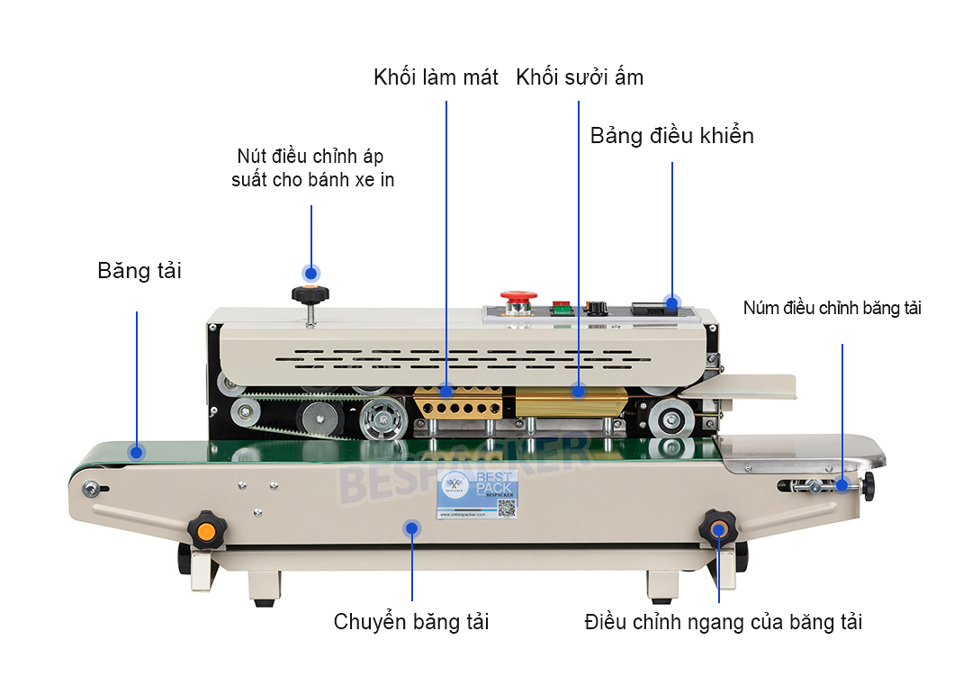 Máy đệm lò, máy lắp ráp, máy đóng gói Vacuum