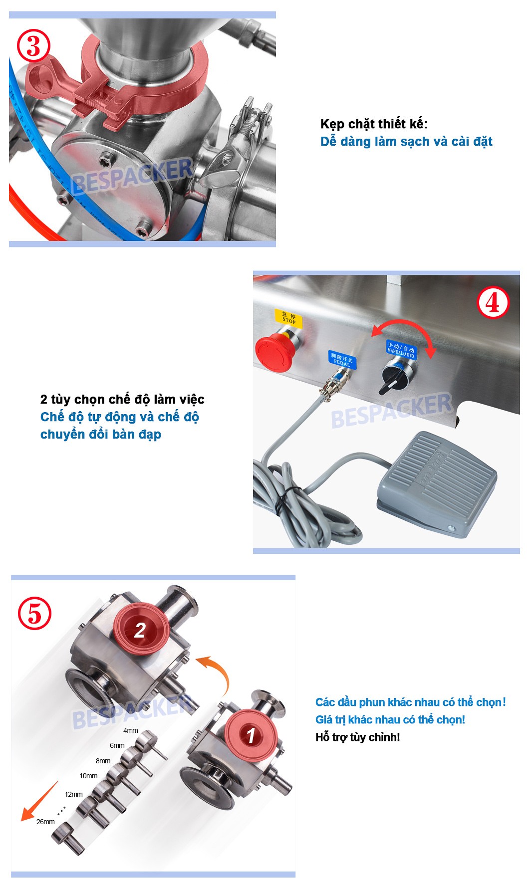 Máy đệm lò, máy lắp ráp, máy đóng gói Vacuum