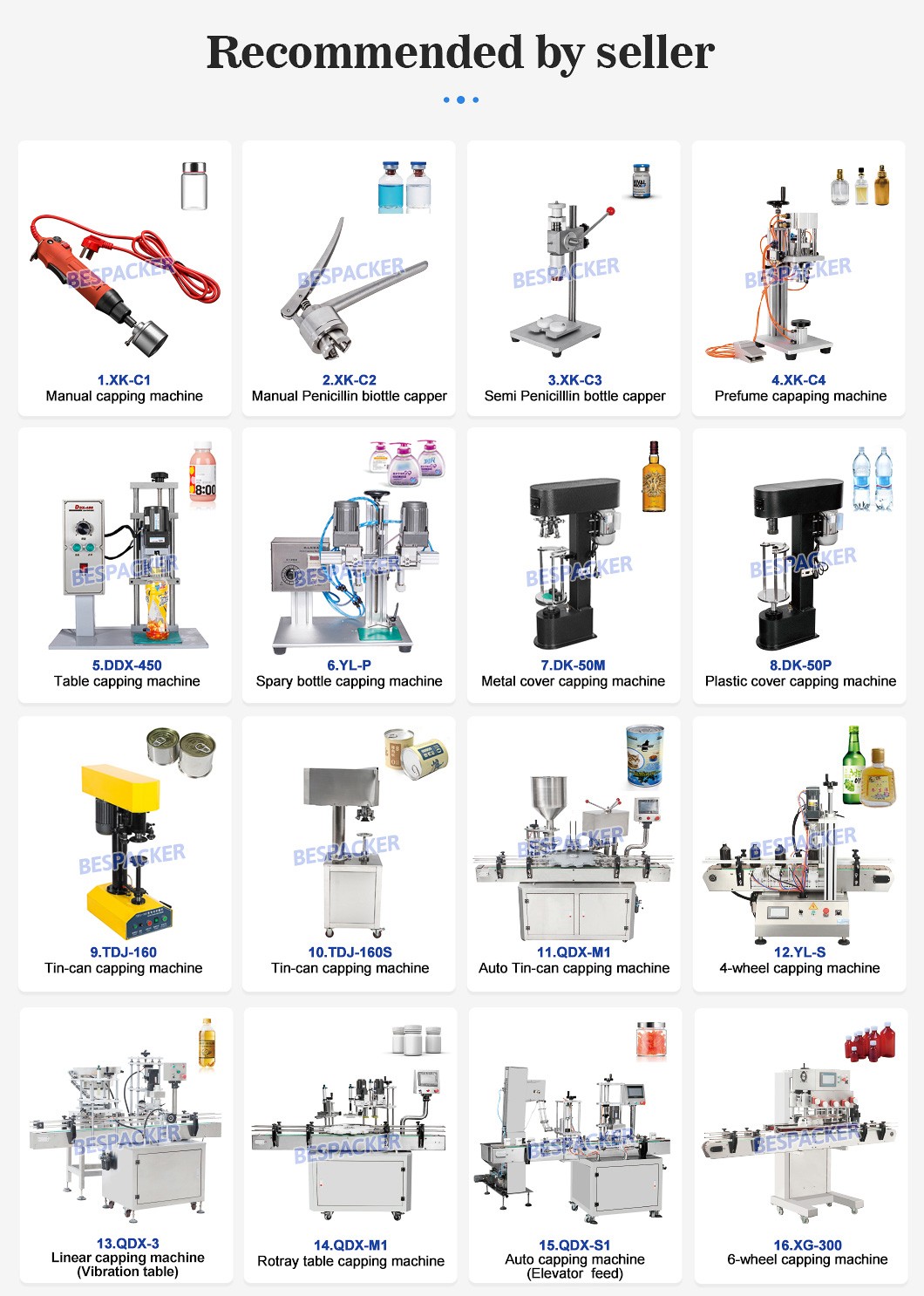 Bespacker machine Manufacturers