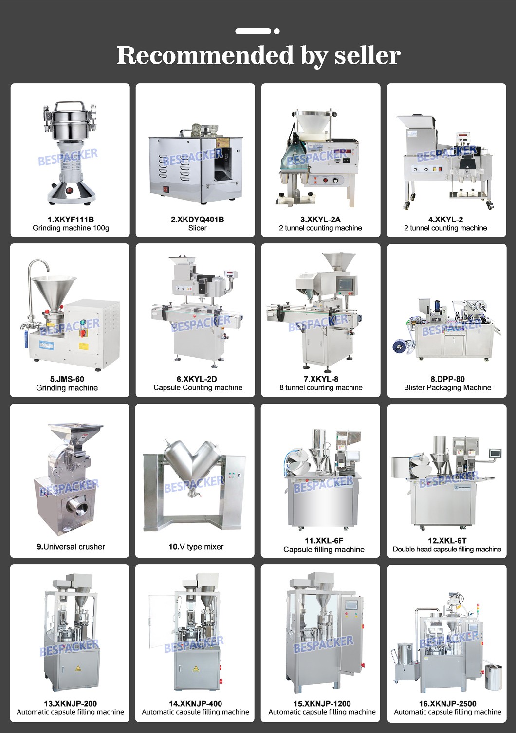 Bespacker machine Manufacturers