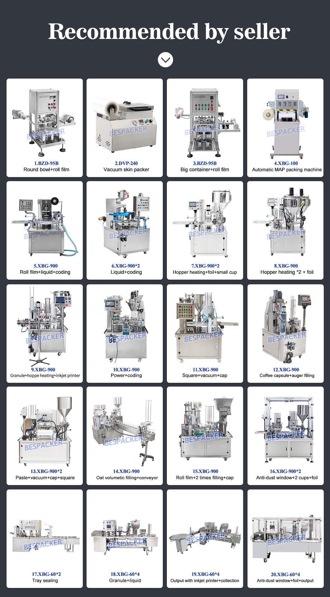 Bespacker machine Manufacturers