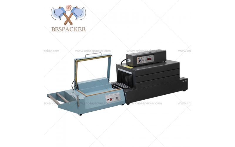 Bespacker FQL-380 manual L bar sealing and cutting machine with heat shrinkable wrapping machine