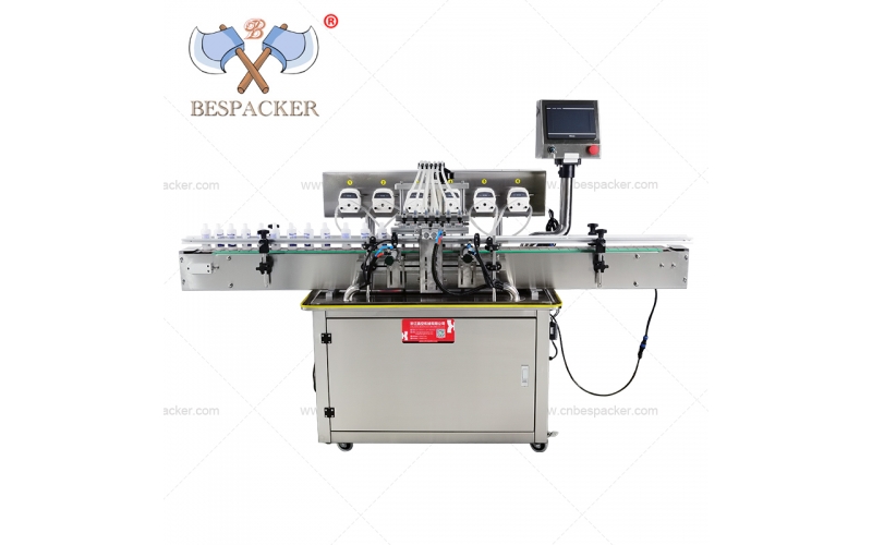 Bespacker CLB6-100 Eyewash acetone peristaltic pump filling machine