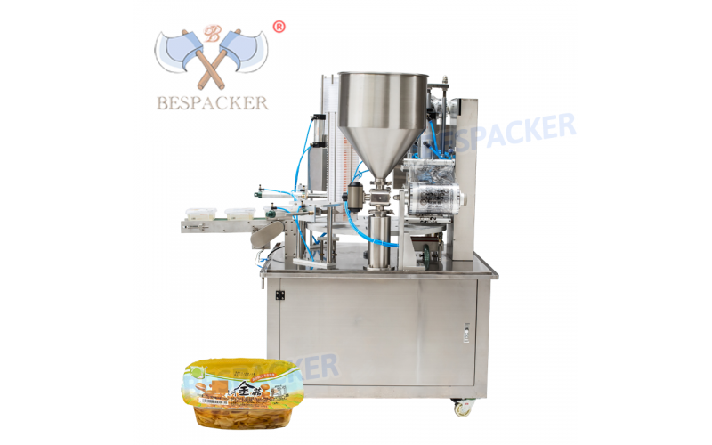 XBG-900 Automatic rotary type ketchup cup filling and sealing machine