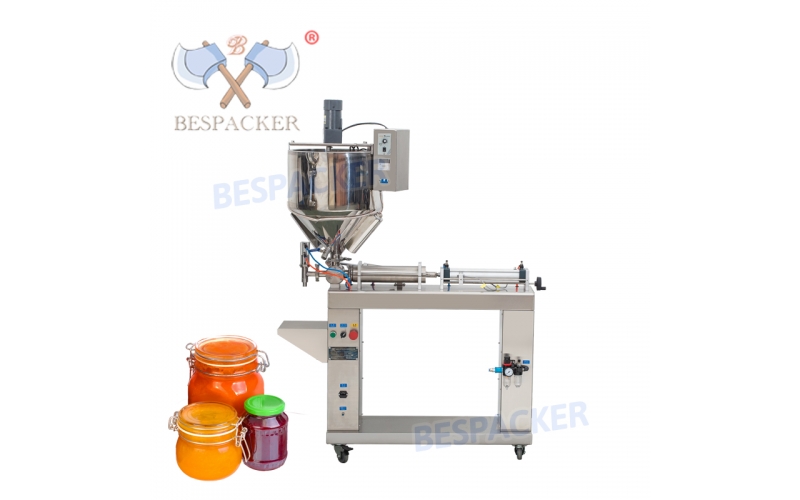 Bespacker G1WLD-1000HM Syrup honey filler with heater mixer