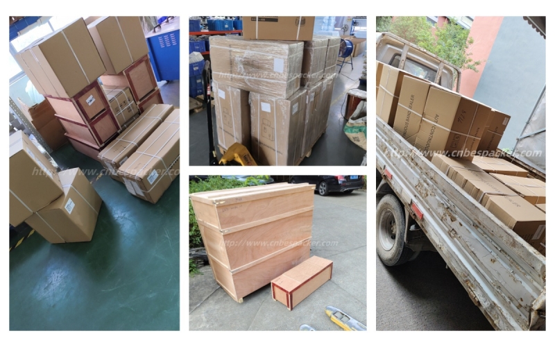 Pack it up and ship it one after another.