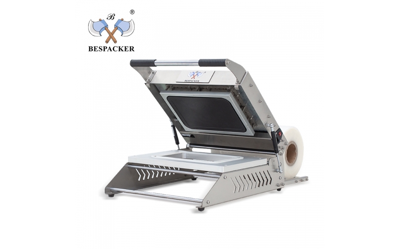 Bespacker TPR-C200A Bespacker TPR-200C Manual Tray Sealer Machine Customized Mould Food Packaging Machine Tray Sealing Machine Food Tray Seal