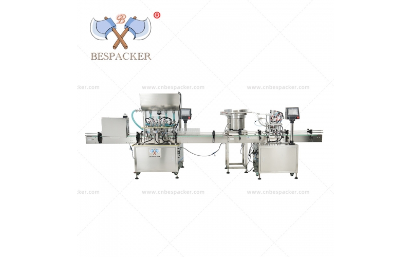 Automatic Filling and Capping Production Line