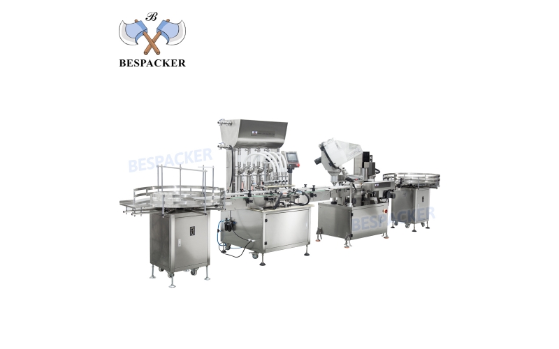 fully automatic filling and capping production line