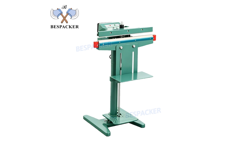 PFS-450 single-sided heating aluminum frame foot-tap sealing machine