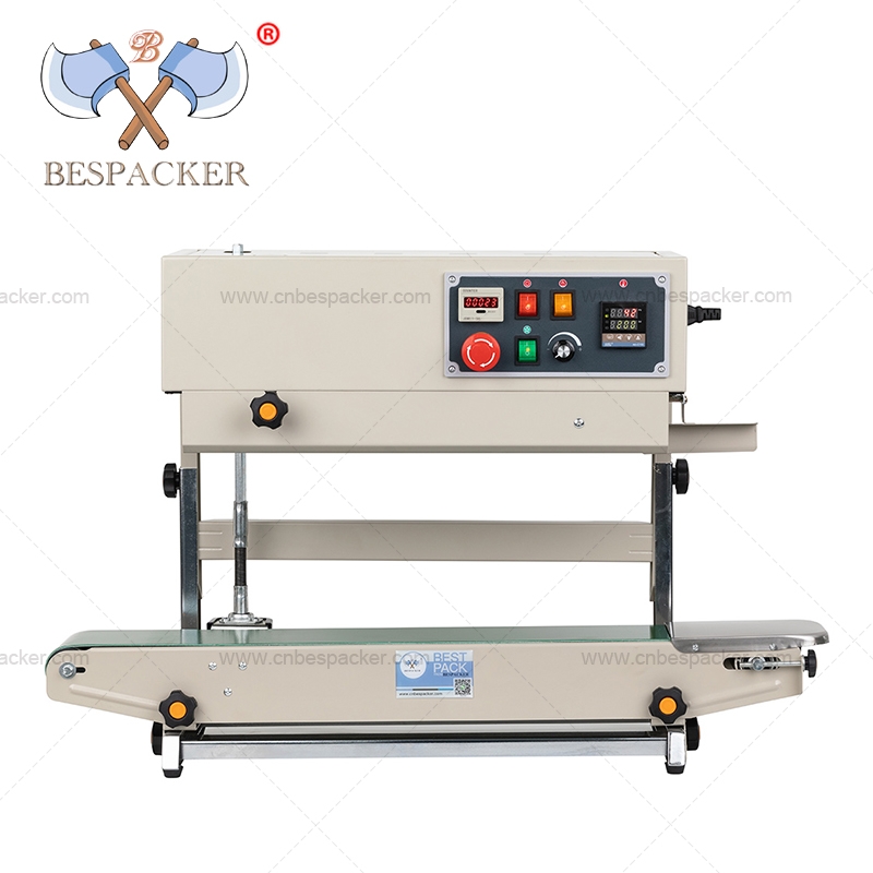 Bespacker FR-880LW vertical water bag sealer with counter