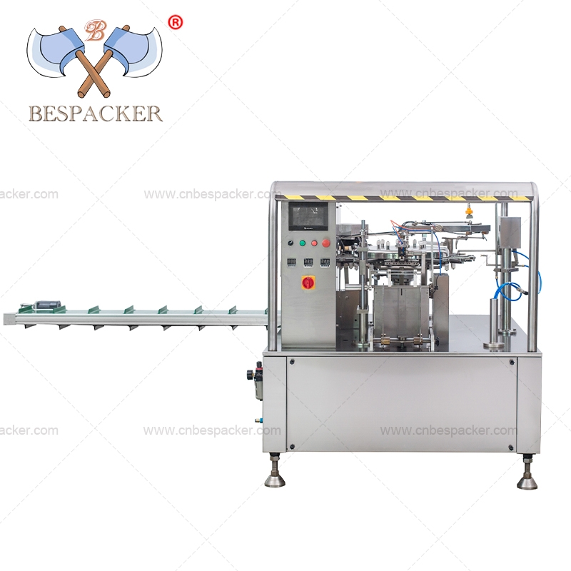 Bespacker XK-8420BD automatic pre-made pouch bag powder granule chips packing filling machine