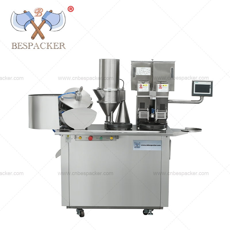 Bespacker XKL-6T 2-head 00# pellets filling machine