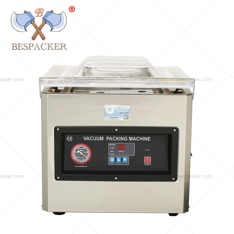 Bespacker DZ-400T Fish vacuum packer with gas flush