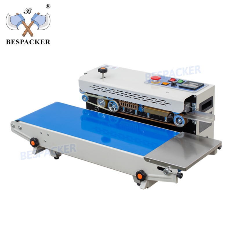 Bespacker FR-770K Wider Heating Sealing Machine Horizontal Pouch Plastic Bag Continuous Band Sealer Machine